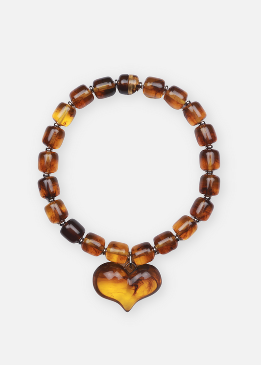 Amore Necklace Amber