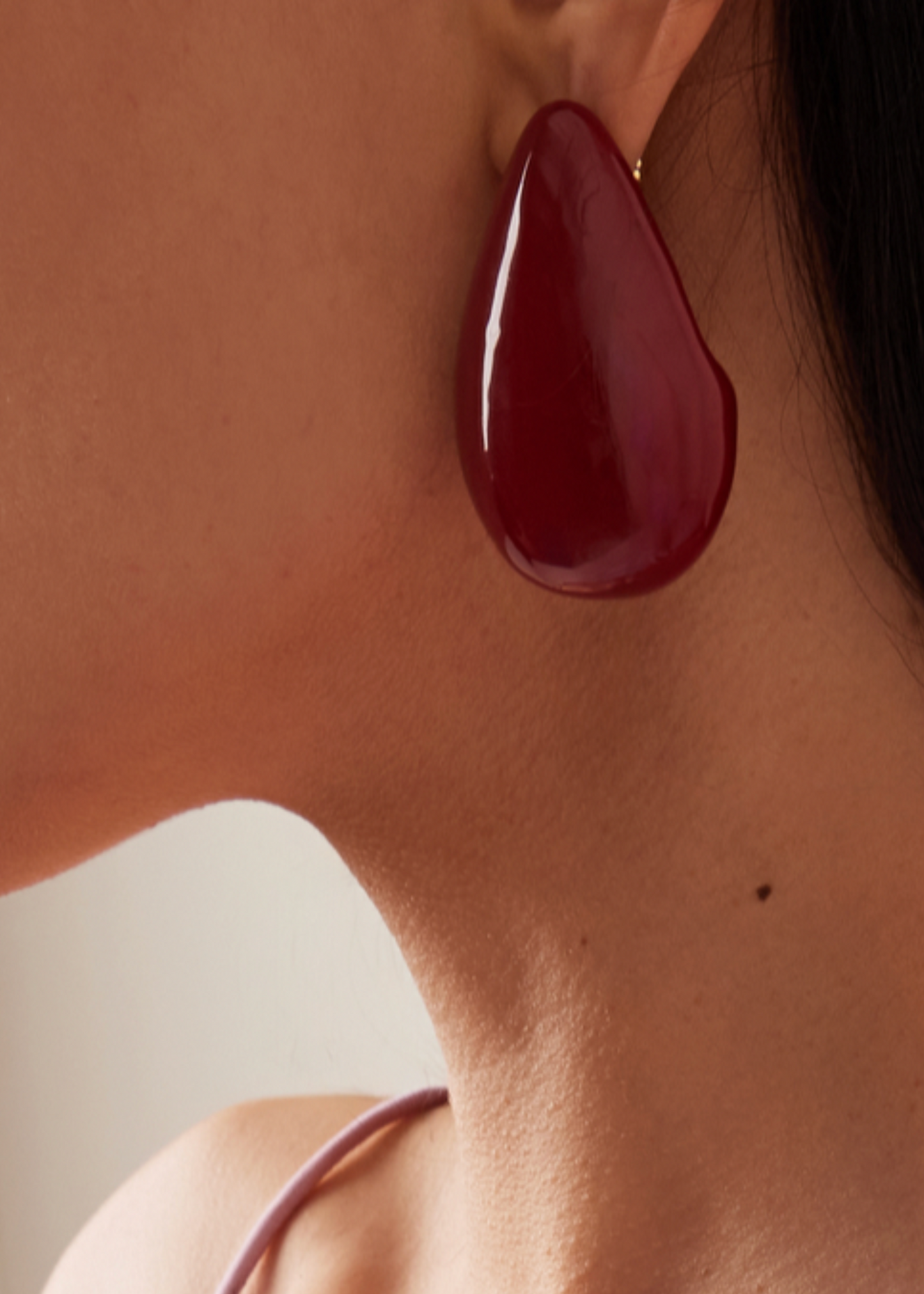 Musgrave Earrings Burgundy